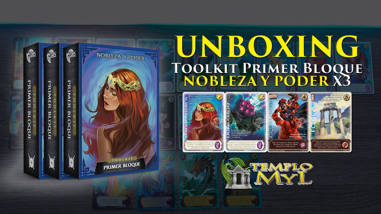 Unboxing Toolkit PB Nobleza y Poder x3 🏛️🐉 Templo MyL