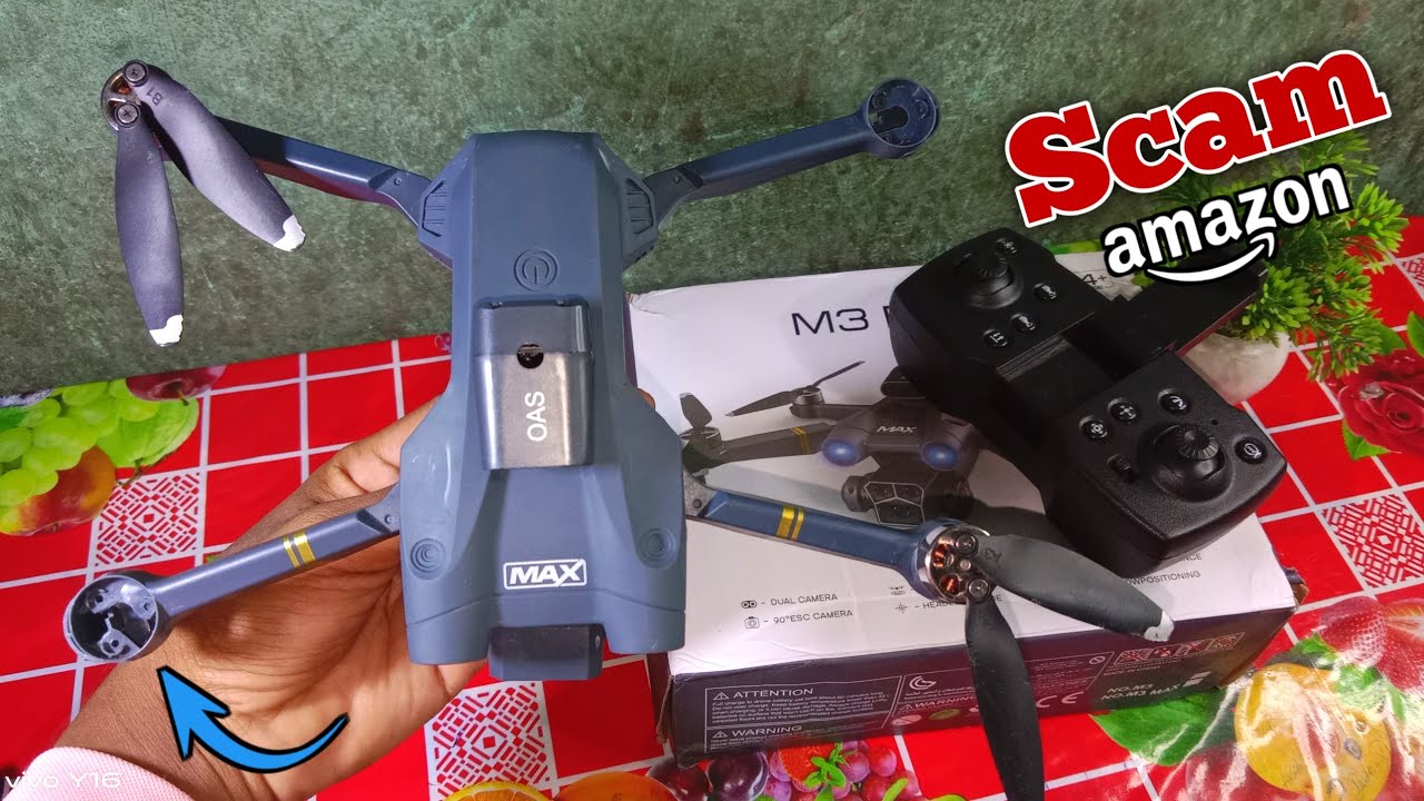 M3 Max Drone Review Did : Amazon scam Me || Full Unboxing & Test || 😭