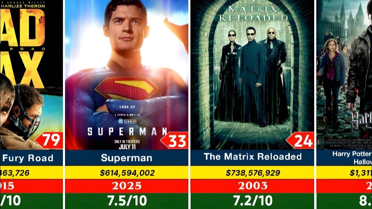 Top 100 Highest Grossing Warner Bros Movies Ever &ndash; Biggest Hits & Blockbusters Revealed!