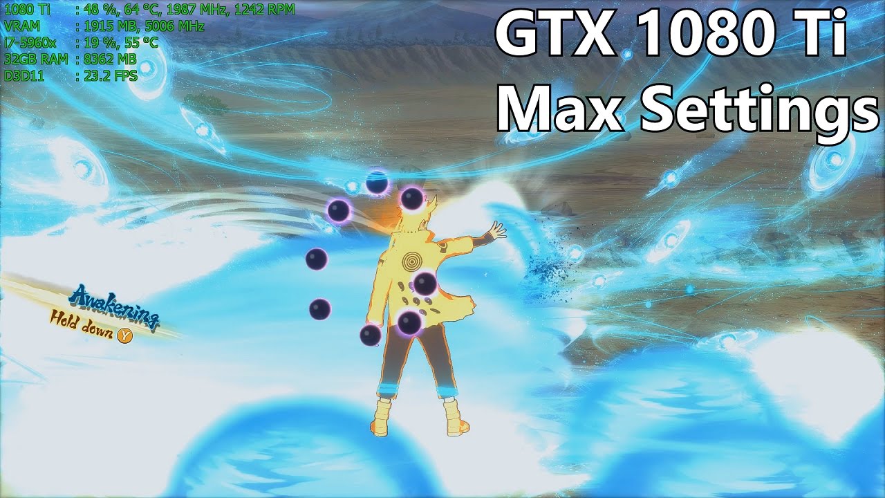 Naruto Ninja Storm 4 Road to Boruto PC MOD 60 FPS - Gigabyte GTX 1080 Ti Max Settings Gameplay