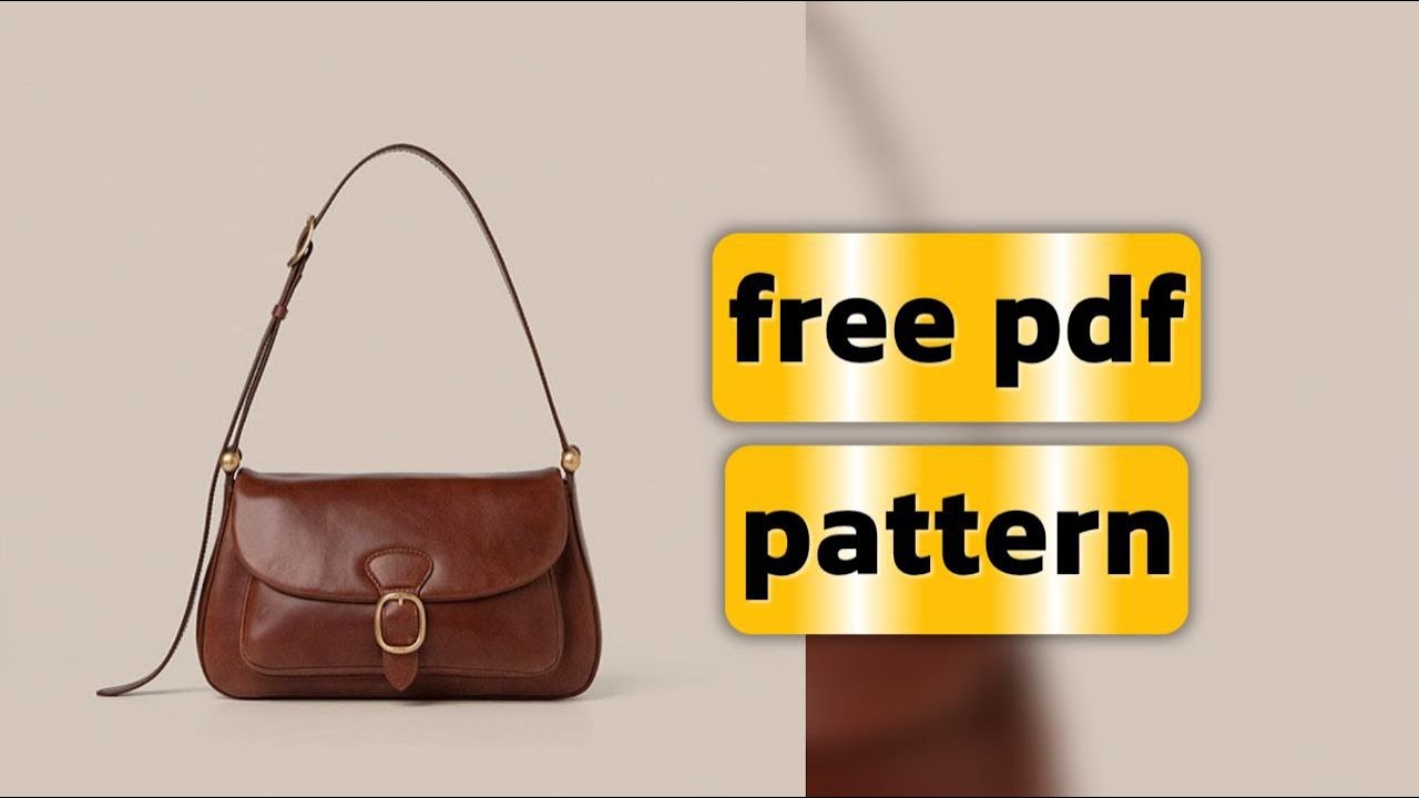 free pdf Pattern for leather bags
