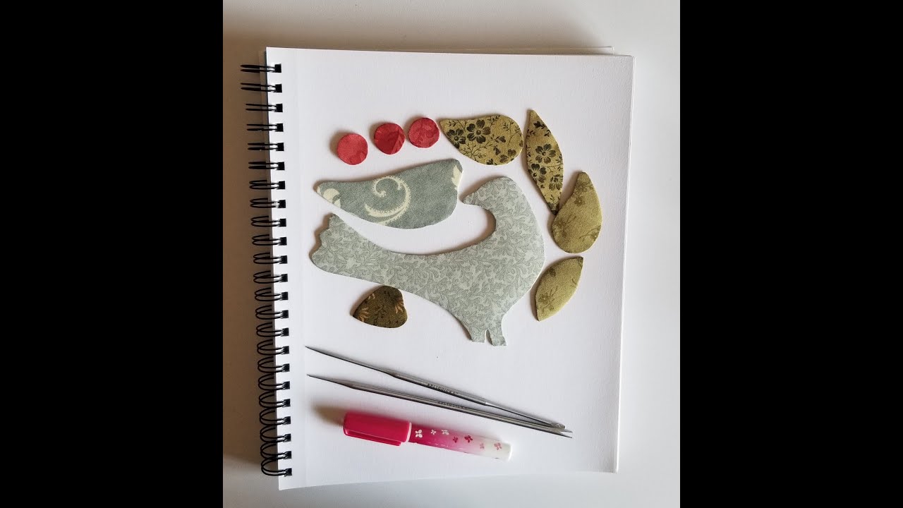 BBD QAL - Preparing your pieces for applique with the Apliquik method