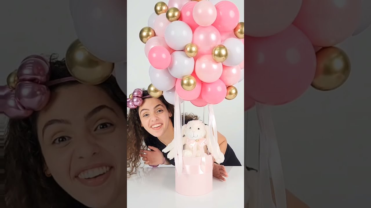 REGALOS PARA EL 14 DE FEBRERO  (manualidades) Arreglo con globos