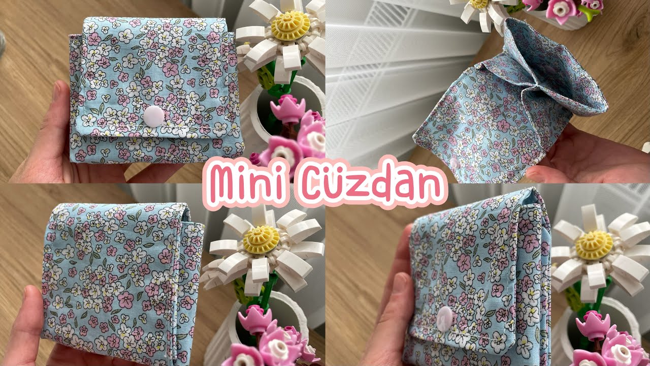 Mini Cüzdan Dikimi 👛🌸. #keşfetteyiz #sewing #cüzdandikimi #handmade #dikiş #diy 