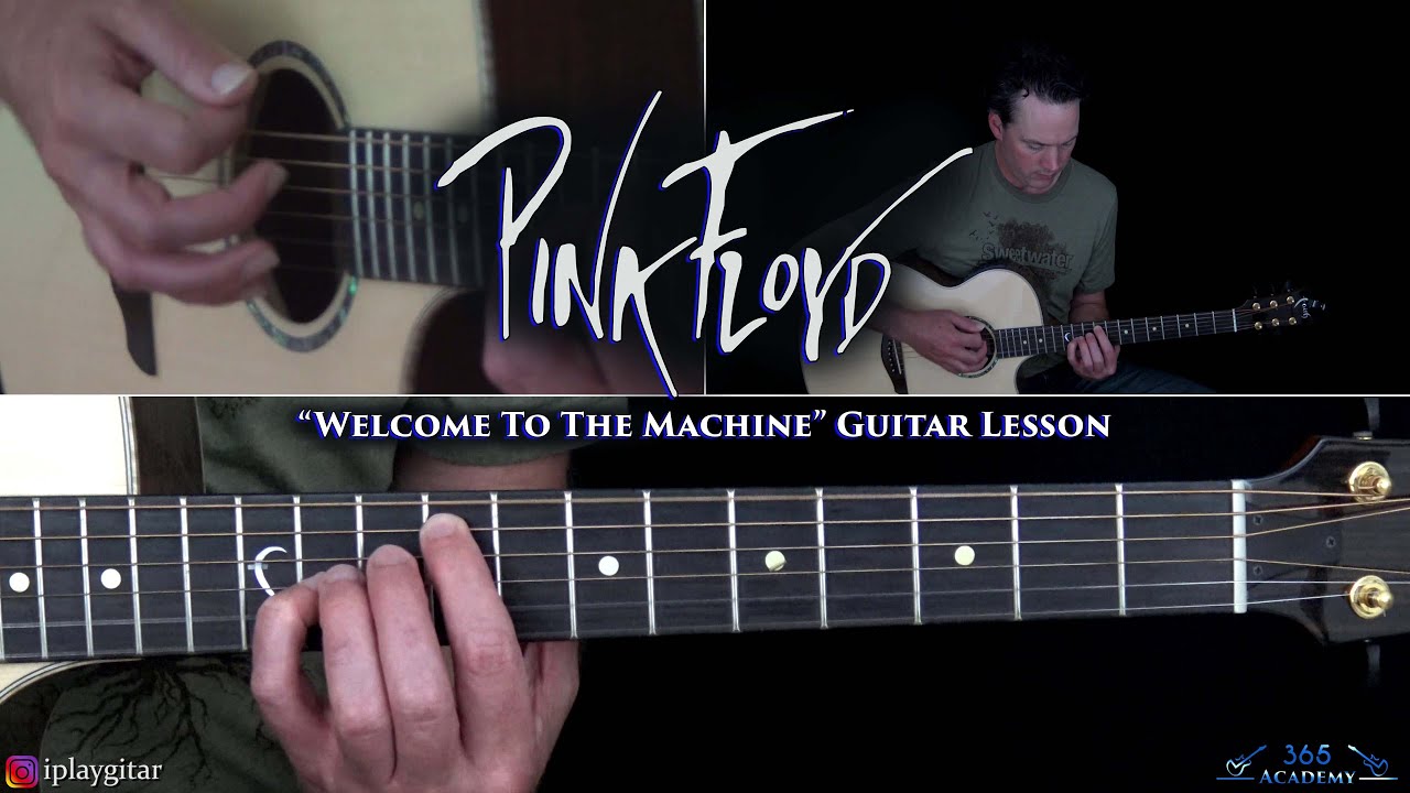 Pink Floyd — Добро пожаловать в урок игры на гитаре от The Machine