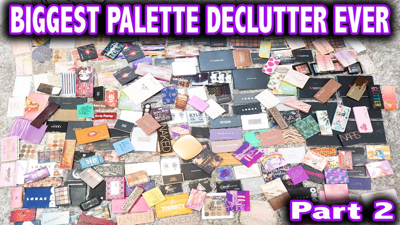 Biggest Palette Declutter EVER part 2!