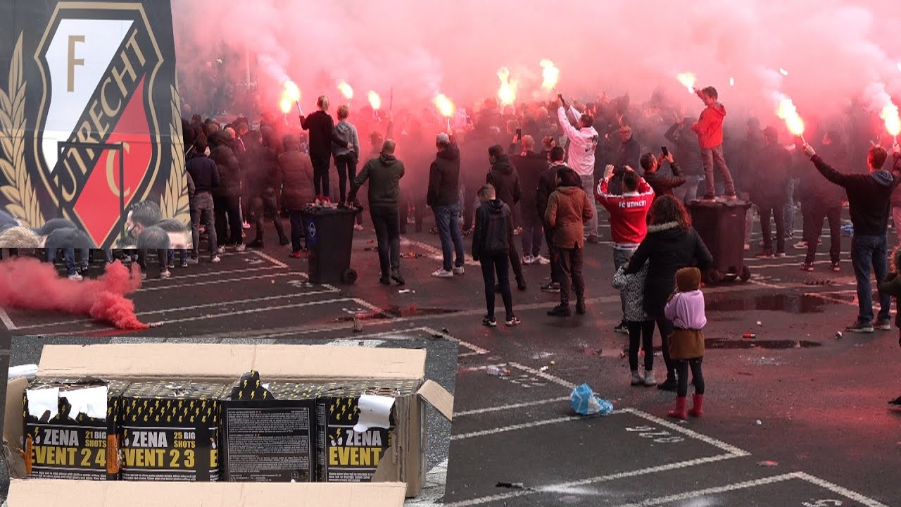 VUURWERK FC UTRECHT SUPPORT FOOTBALL 2021 FIREWORKS!