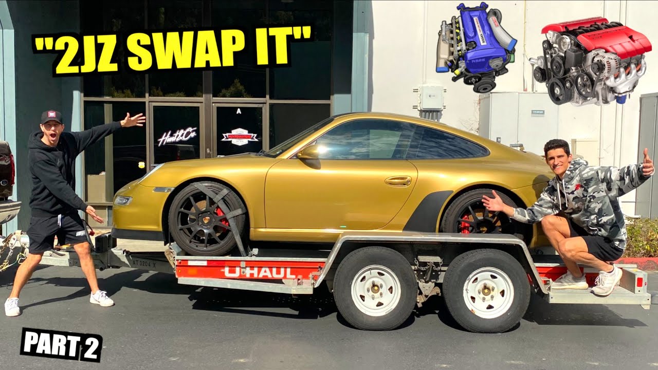 TJ Hunt хочет обменять наш новый Porsche 911 Carrera на 2JZ...
