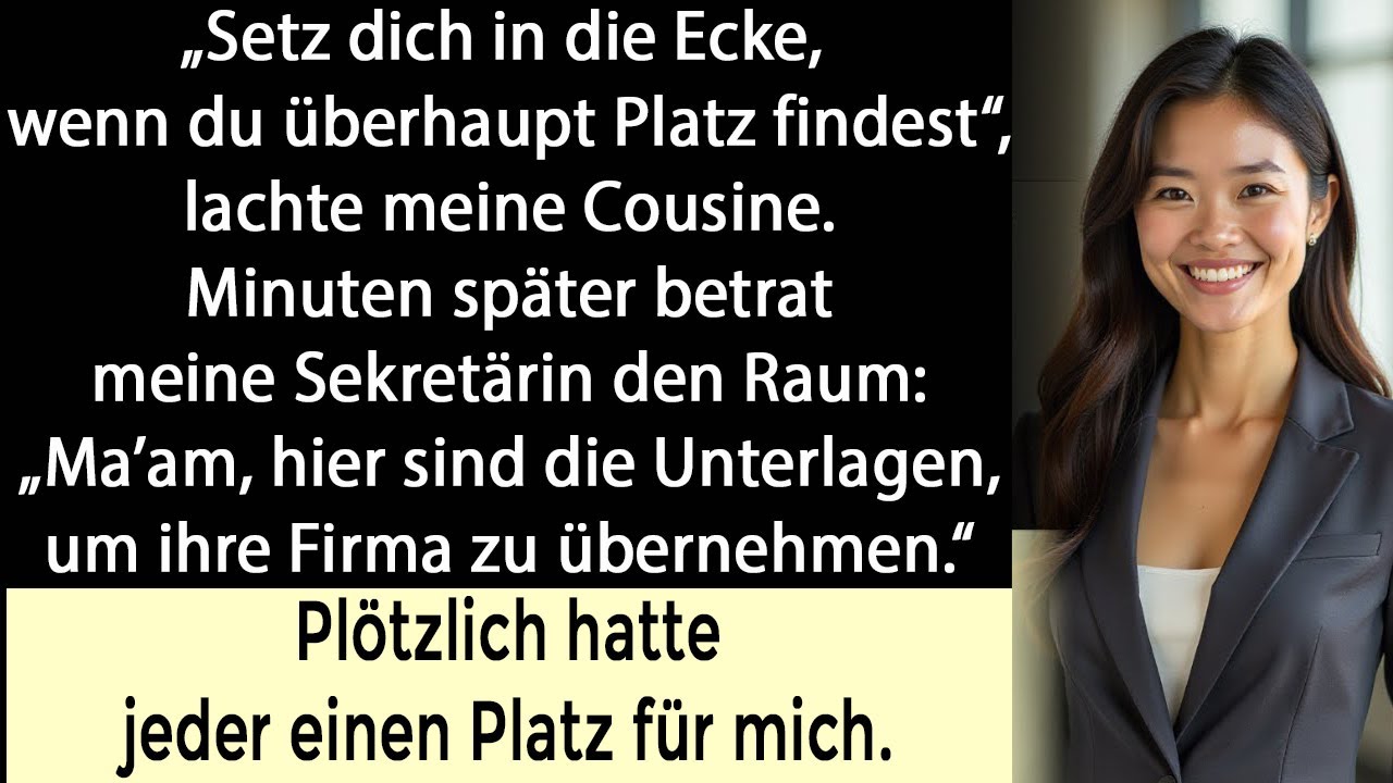 Bei der Familienversammlung verspotteten sie mich bis ich enthüllte dass ich das Unternehmen besitze