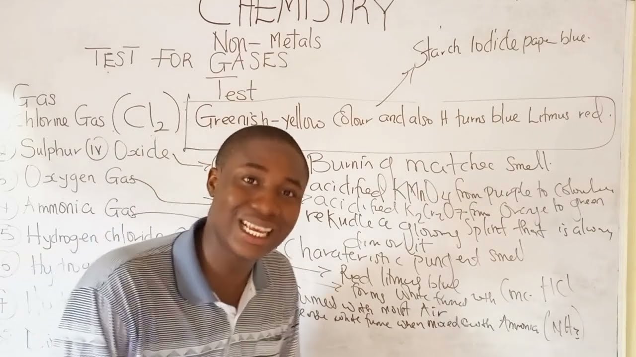 Gases and Their Test(Non Metals in Chemistry)