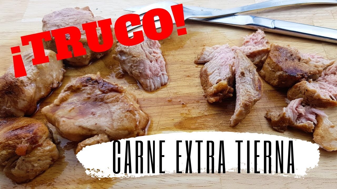 TRUCO para PONER TIERNO el SOLOMILLO o otra carne a elegir