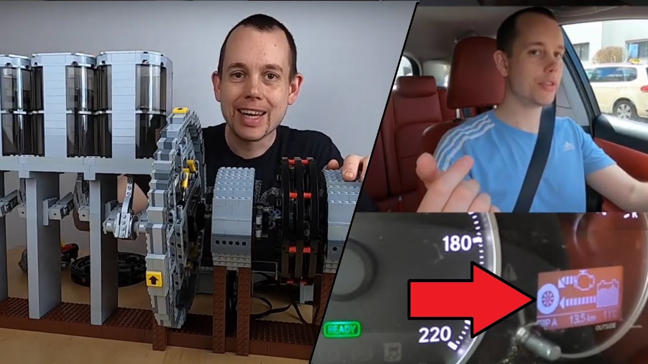 Toyota Hybrid System Explained Using LEGO Technic