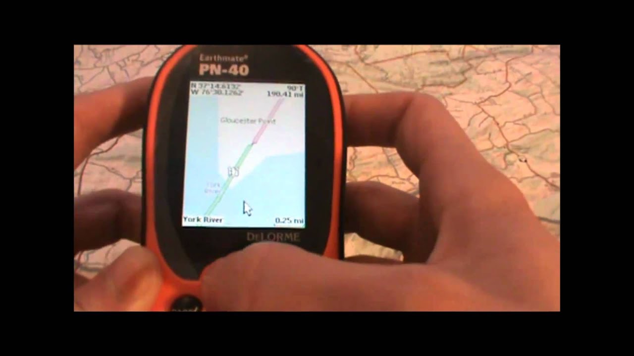 Delorme PN-40: Viewing maps and Imagery