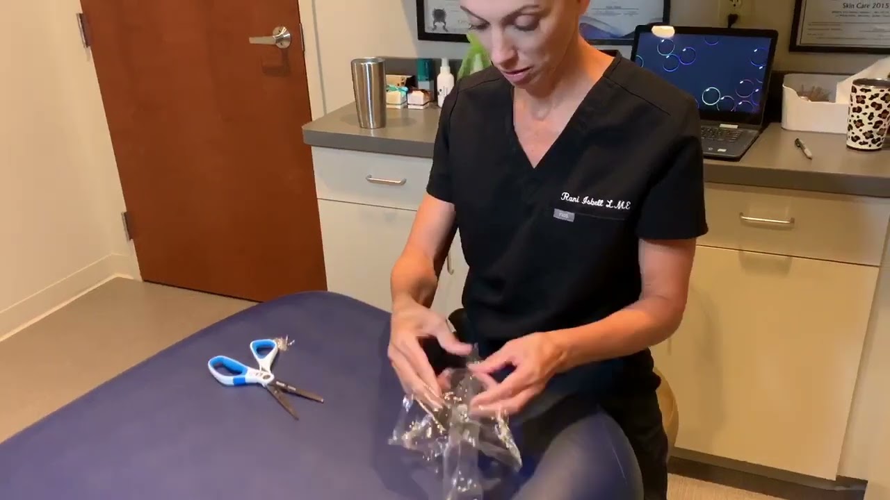 Before Microneedling | DIY Cellophane Mask & EMLA Numbing Cream