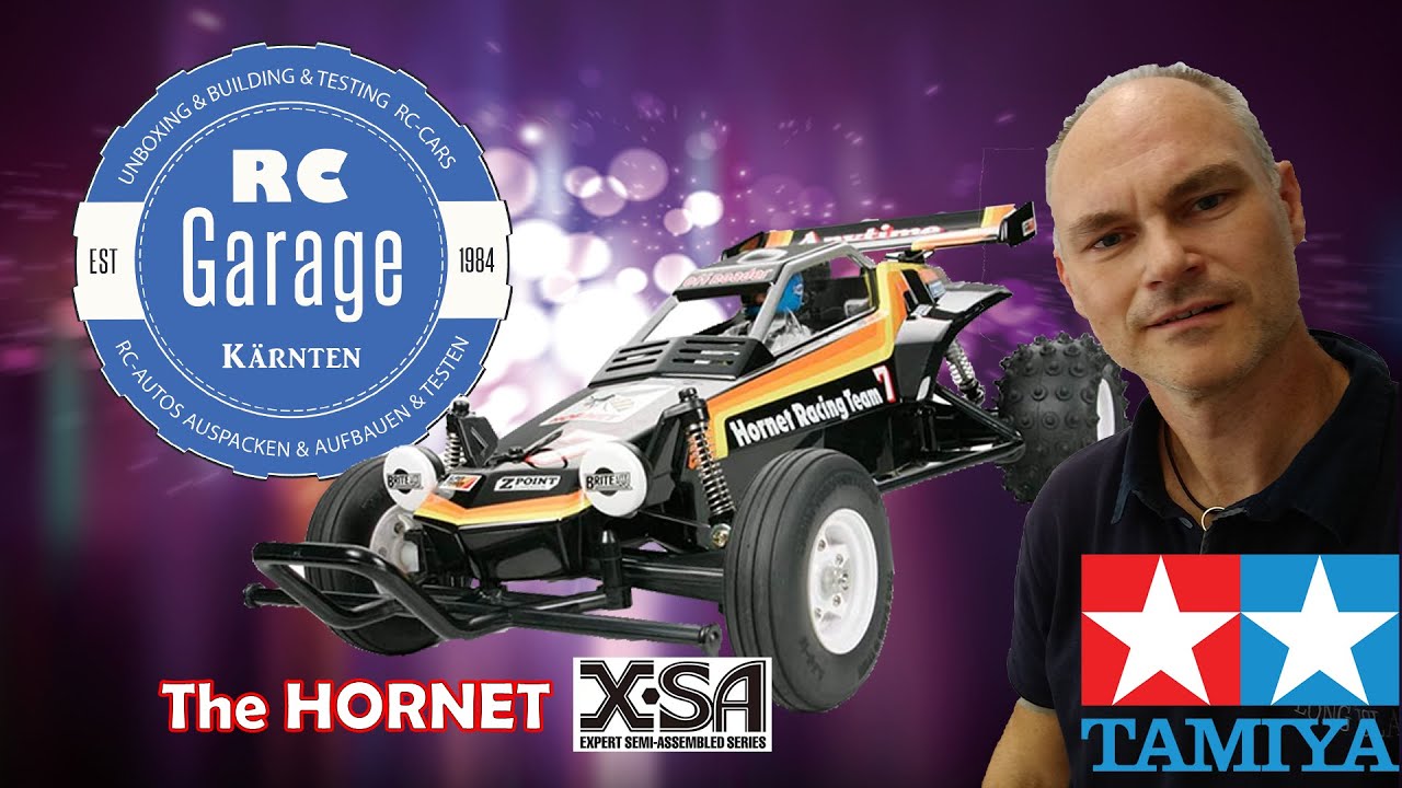 Tamiya Hornet Unboxing, Aufbau und Test  - RC-Garage No.2