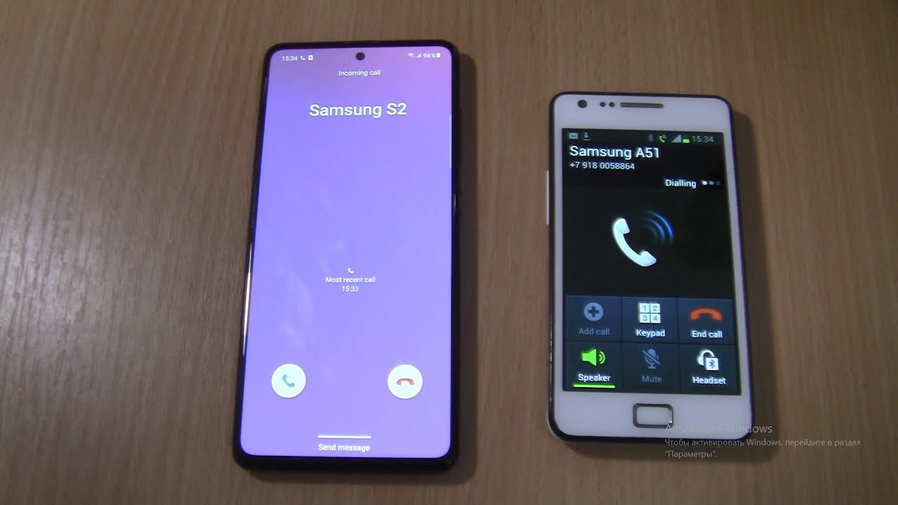 Over the Horizon Incoming call & Outgoing call at the Same Samsung Galaxy A51+S2 White