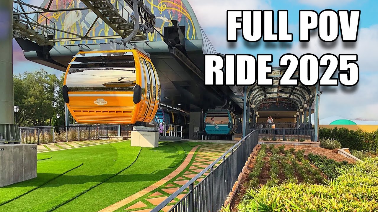 Disney Skyliner Walt Disney World POV Summer 2025 [4K POV]