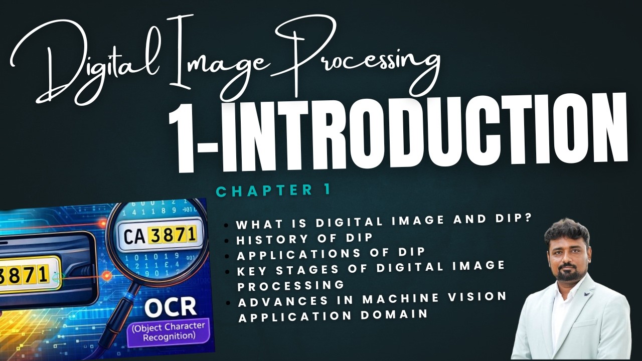 Digital Image Processing (DIP) &ndash; Unit 1: Chapter 1 | DIP: History,  Stages, Application, Advances MV