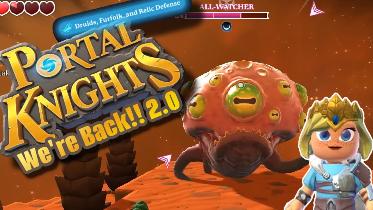⭐ Portal Knights 2024 🤭 ⭐ The All watcher. Elves, Furfolk, rifts, Relic defence and much more!
