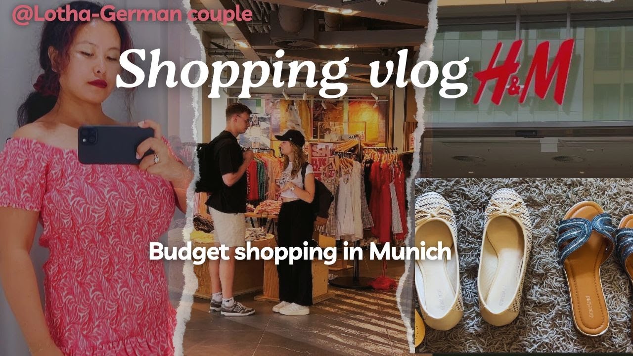 Budget shopping in Munich||H&M prices in Indian Rs||Budget shoes|Cost  of UK visa application &More