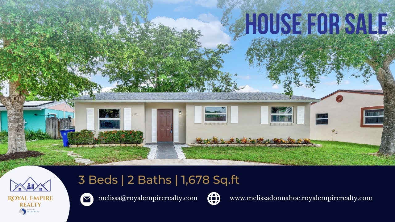 Home For Sale in Margate, Florida | Royal Empire Realty  🌴