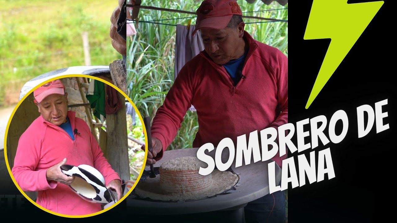 Elaboración de Sombrero de LANA-Saraguro