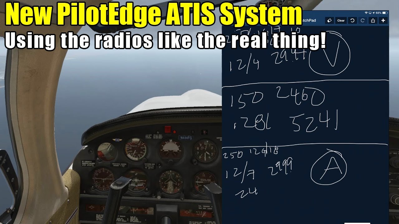 X-Plane 11 - PilotEdge's New Radio-Based ATIS: HUGE Improvement!
