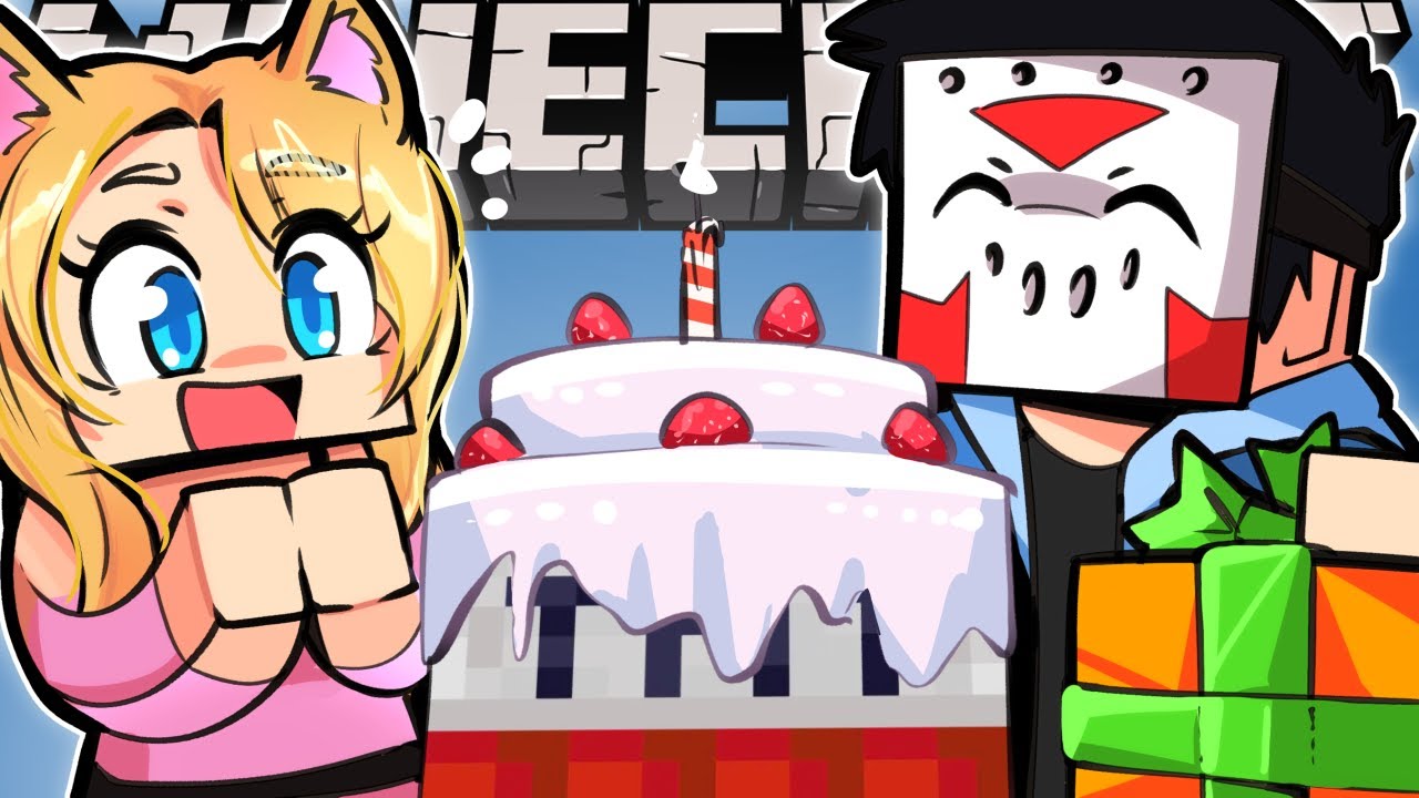I THREW LIZ A BDAY PARTY ON MINECRAFT