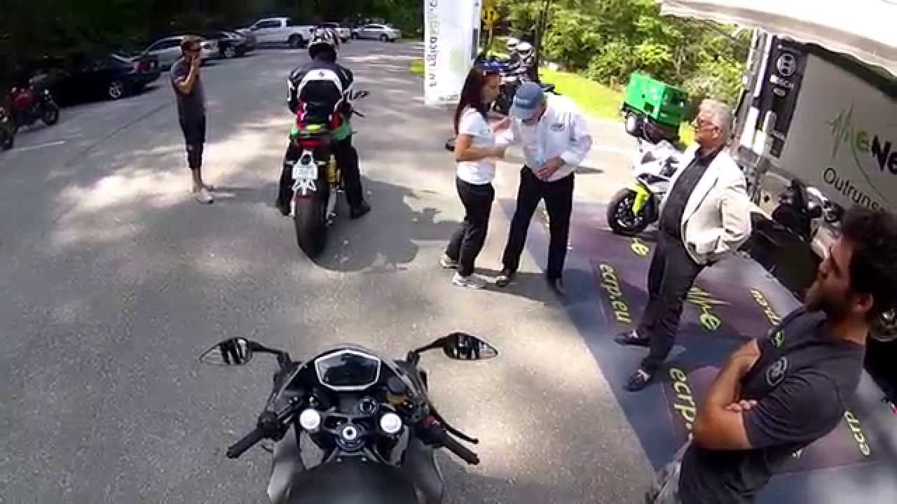 Energica Ego Test Ride Bear Mountain State Park NY