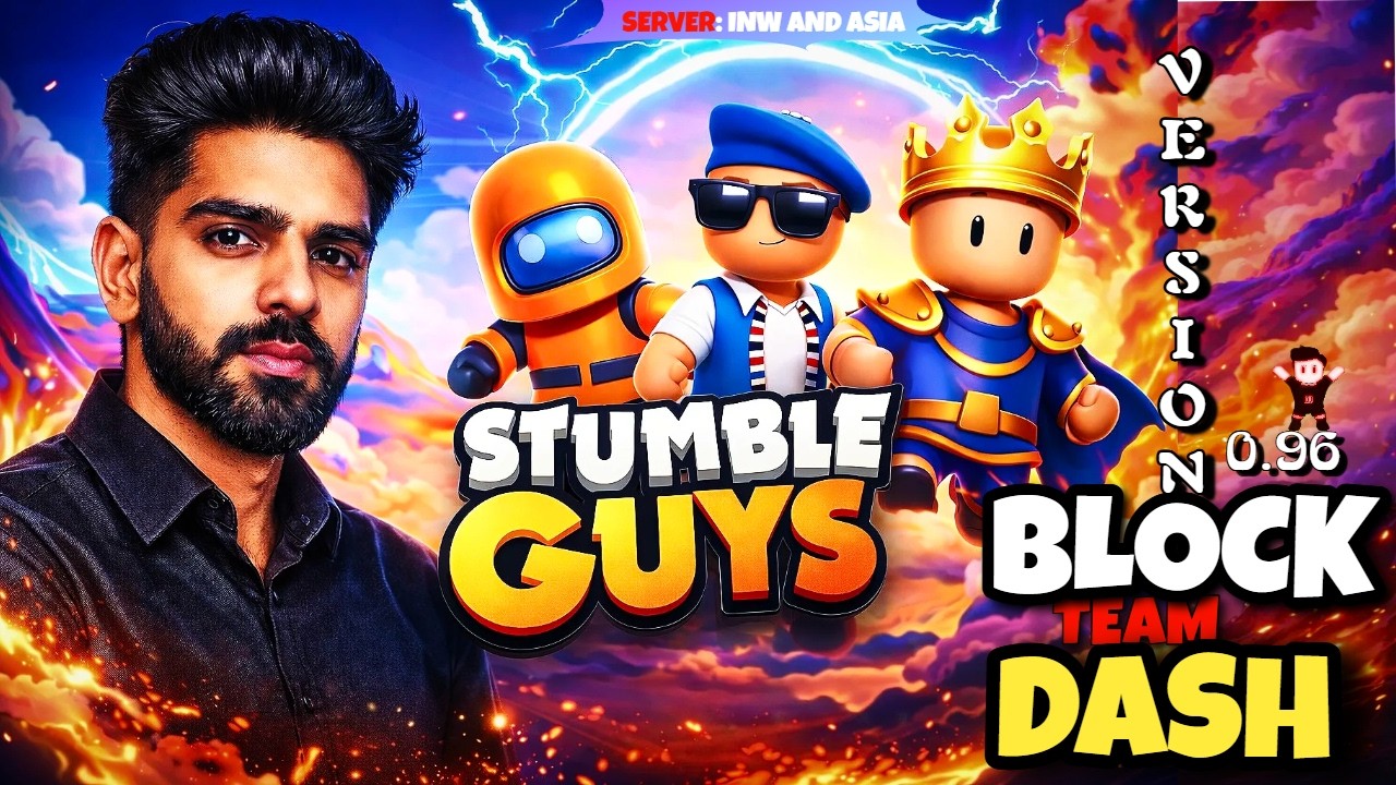 🔴STUMBLE GUYS LIVE || 🏆INW ASIA SERVER 🎉NEW UPDATE 96 #stumbleguyslive #gaming