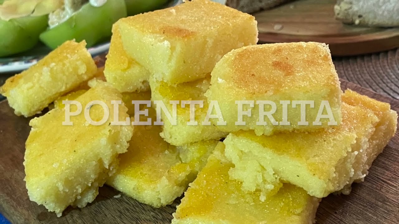 ¿Cómo hacer polenta frita?