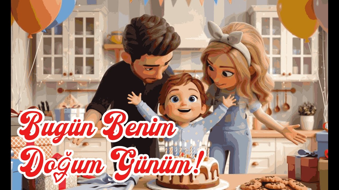 Bugün Benim Doğum Günüm 🎂 | Minik Kalpten Doğum Günü Şarkısı 💕👶