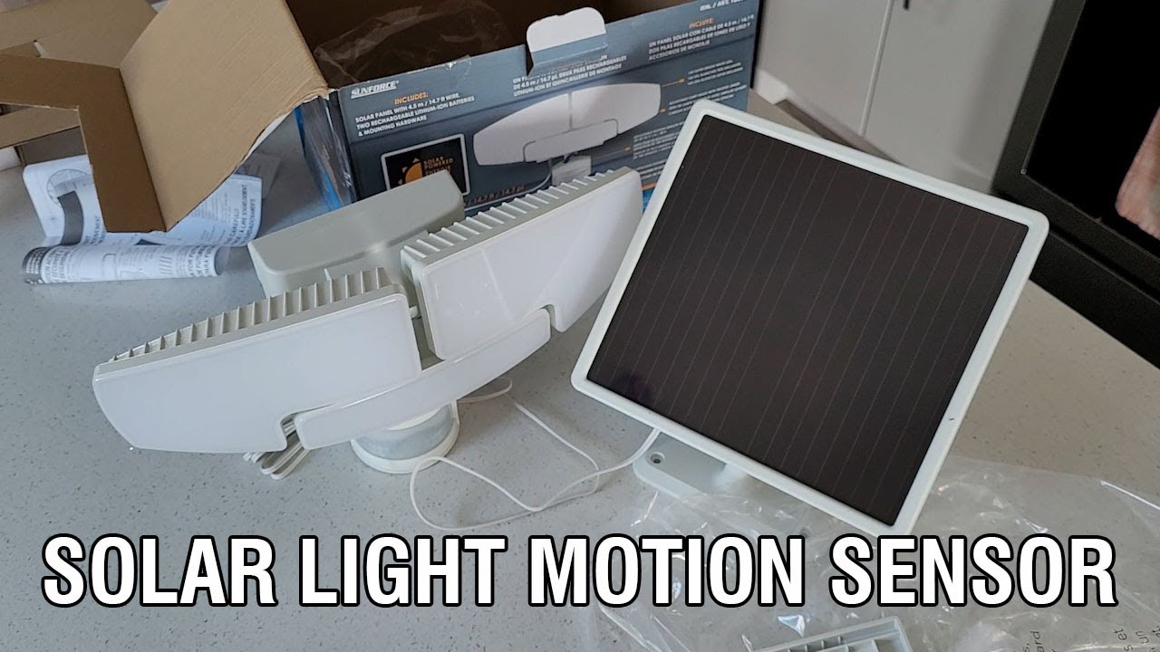 SUNFORCE Solar Motion Activated Security Lights