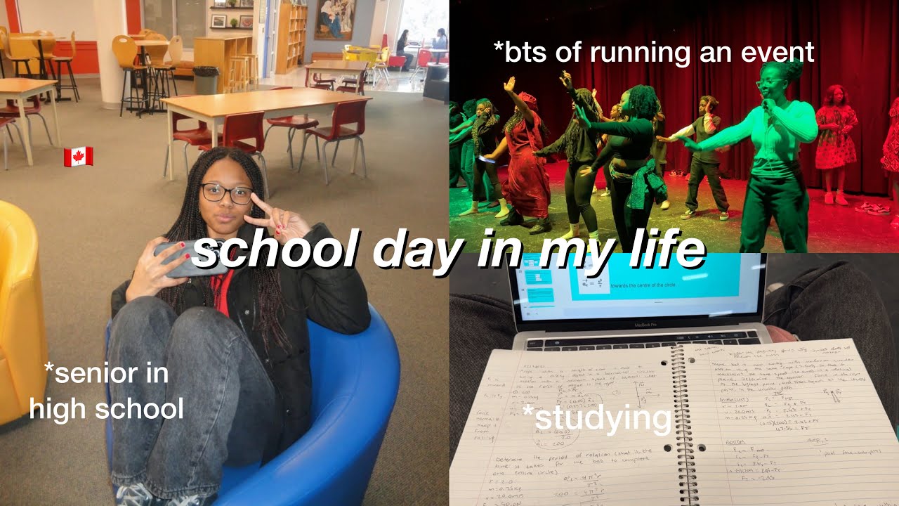 day in the life of a BUSY high school student | running a school event, studying, classes, & more