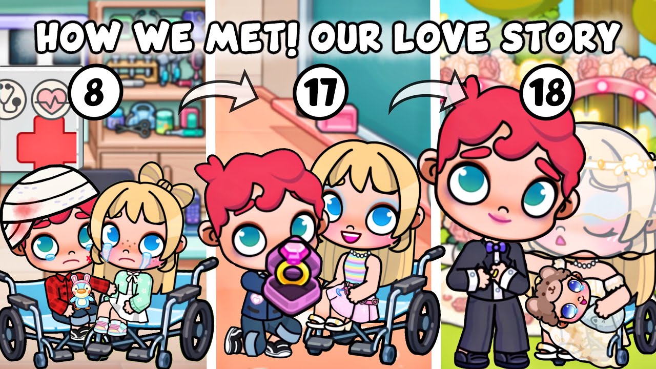 How We Meet! Our Love Story 👩🏼‍❤️‍👨🏻💘 | Love Sad Story | Avatar World | Toca Life Story