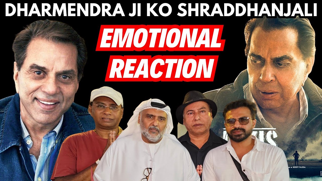 Biggest Fan Journalist from Abu Dhabi came to pay tribute to Dharmendra Ji | Emotional Reaction