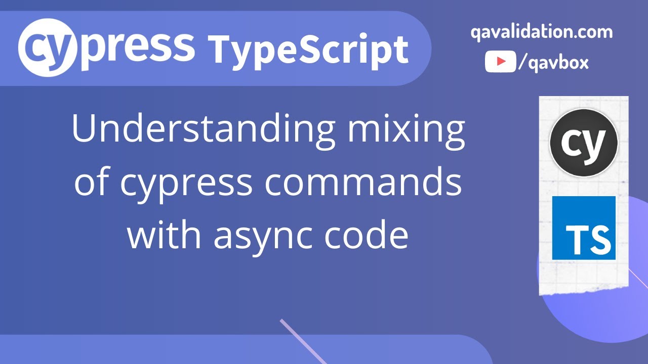 How to handle Cypress commands & Async commands