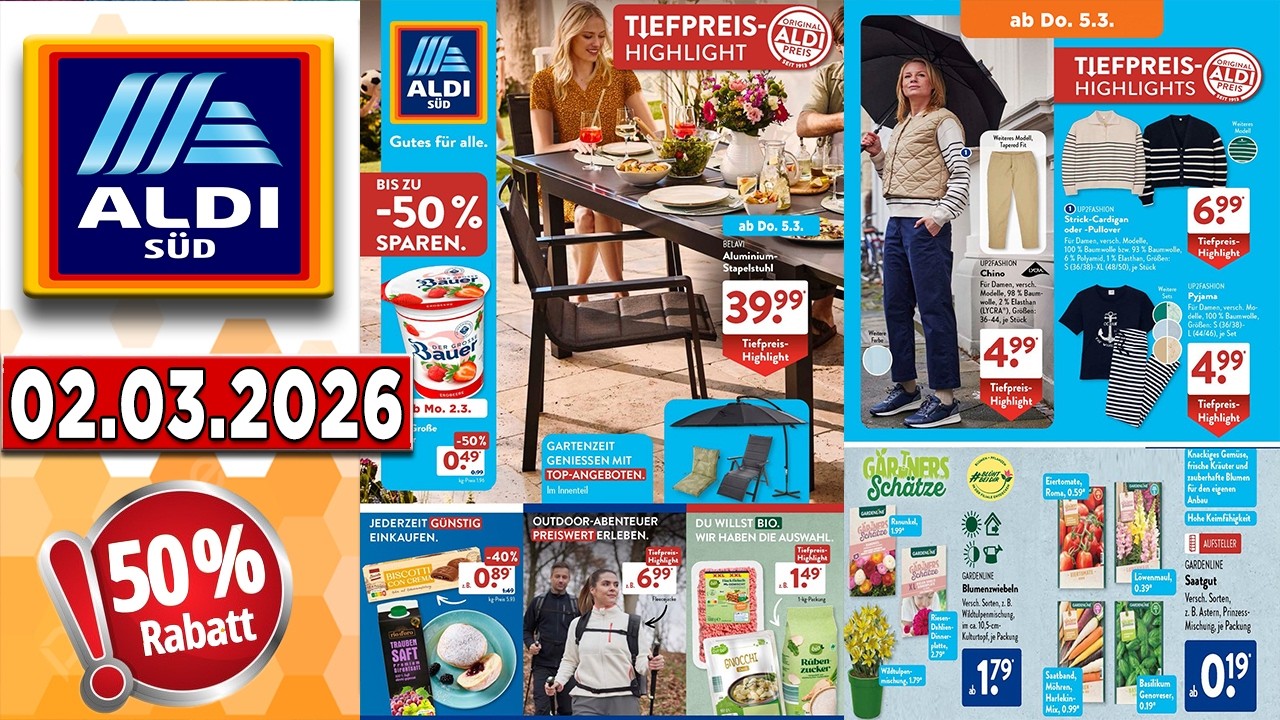 ALDI SÜD Prospekt - Angebote Gültig vom 02.03.2026 bis 14.02.2026