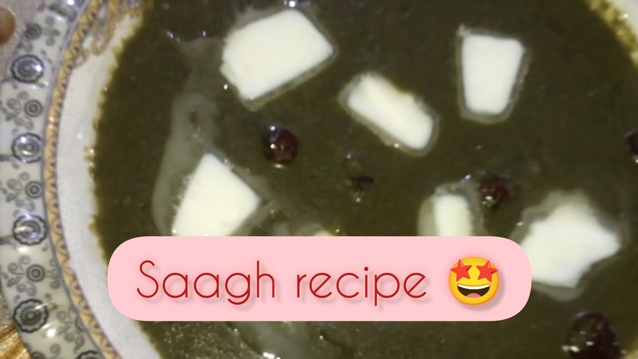 Saag recipe🤩