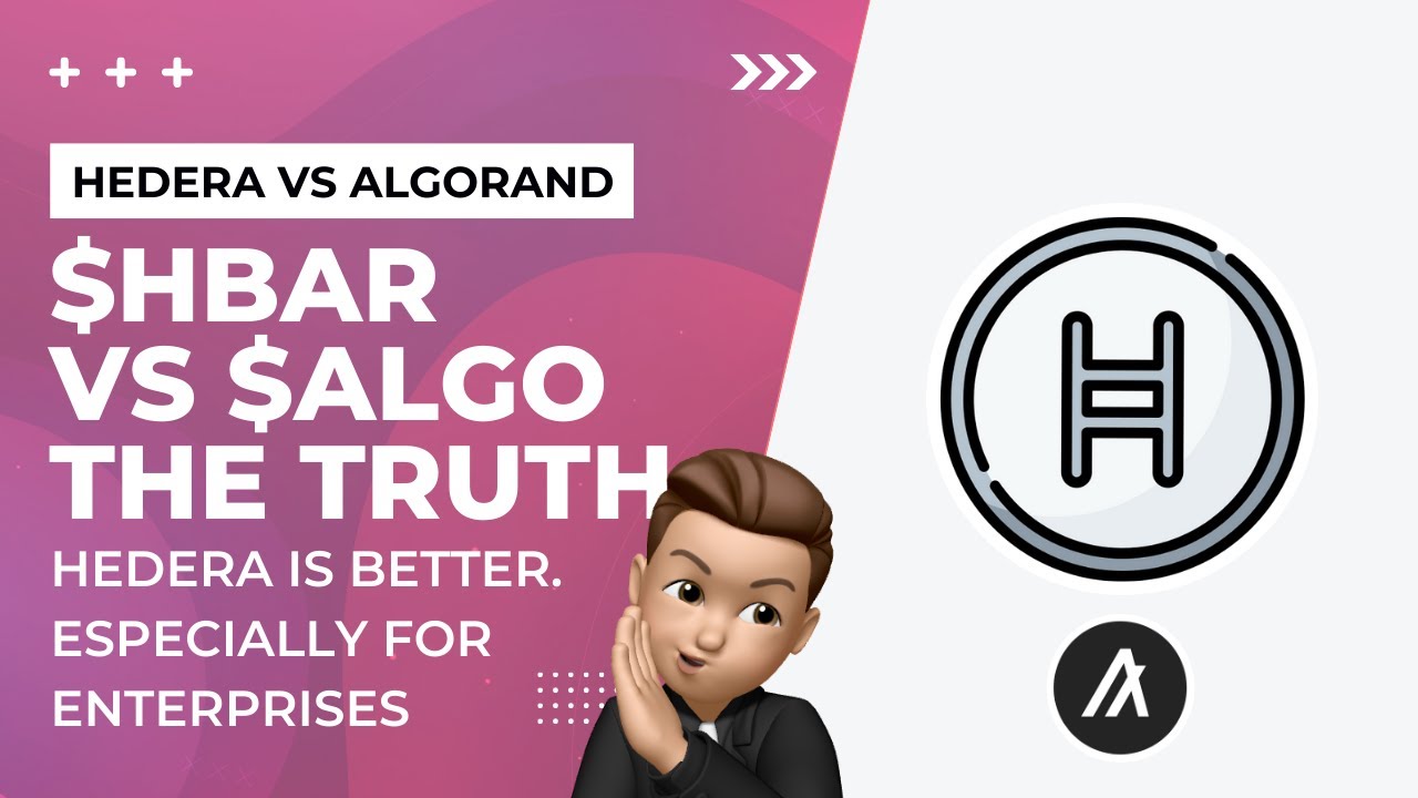 🚨 HEDERA VS ALGORAND ($HBAR VS $ALGO) - THE TRUTH: HEDERA IS BETTER. ESPECIALLY FOR ENTERPRISES!