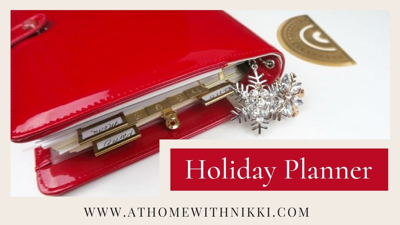 PLANNER TOUR & SET-UP  2017 | HOW I PLAN FOR THE HOLIDAYS  PLUS GIVEAWAY