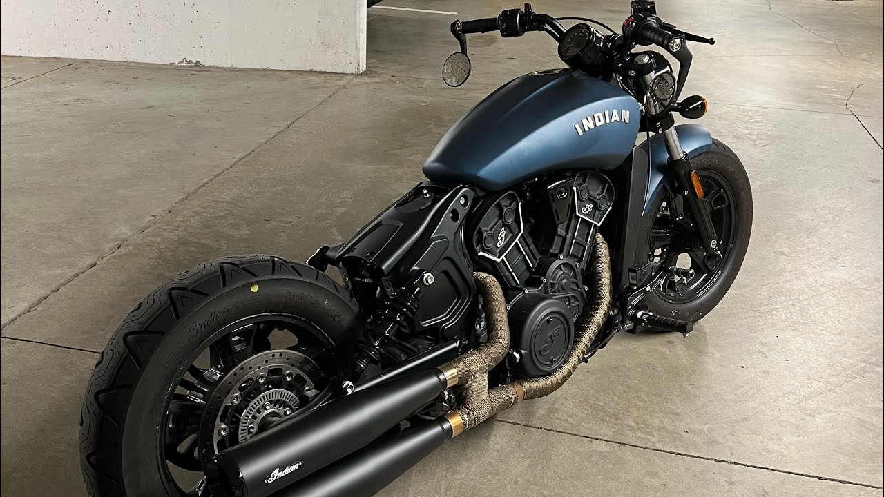 240mm Scout project - 1920 solo seat install #indian #indianscoutbobber #scoutbobber