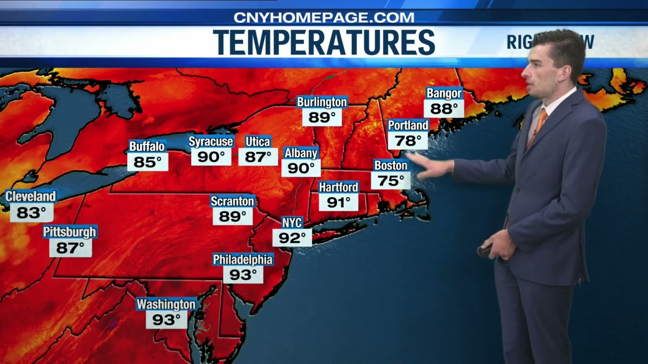 Hot start, storms midweek, then cooler, sunny, and refreshing!