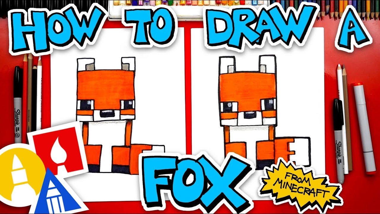 How To Draw A Fox From Minecraft