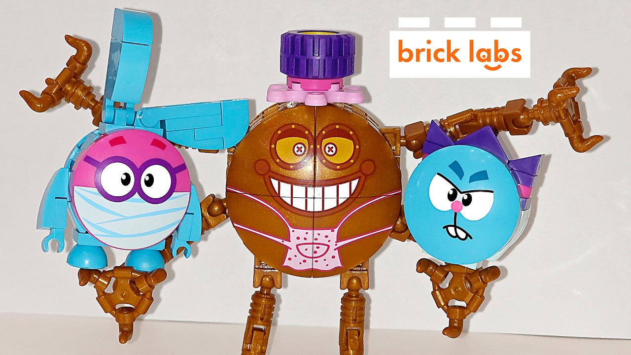 Смешарики VS Железная Няня! Brick Labs