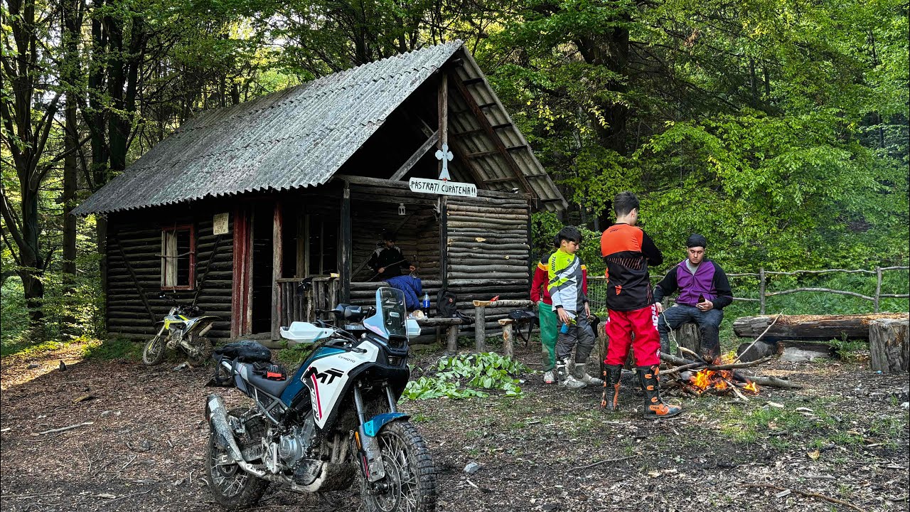 Enduro vlog#10 Traseu de 80km cu frigare la cabana | 3 motoare + 2 ATV-uri