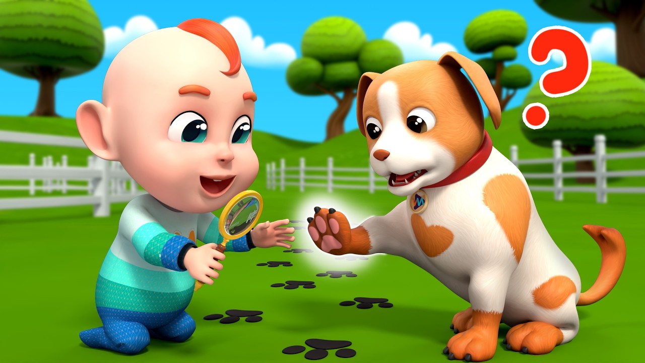 Whose Footprints are Those | Hide and Seek Song | More Nursery Rhymes & Kids Songs