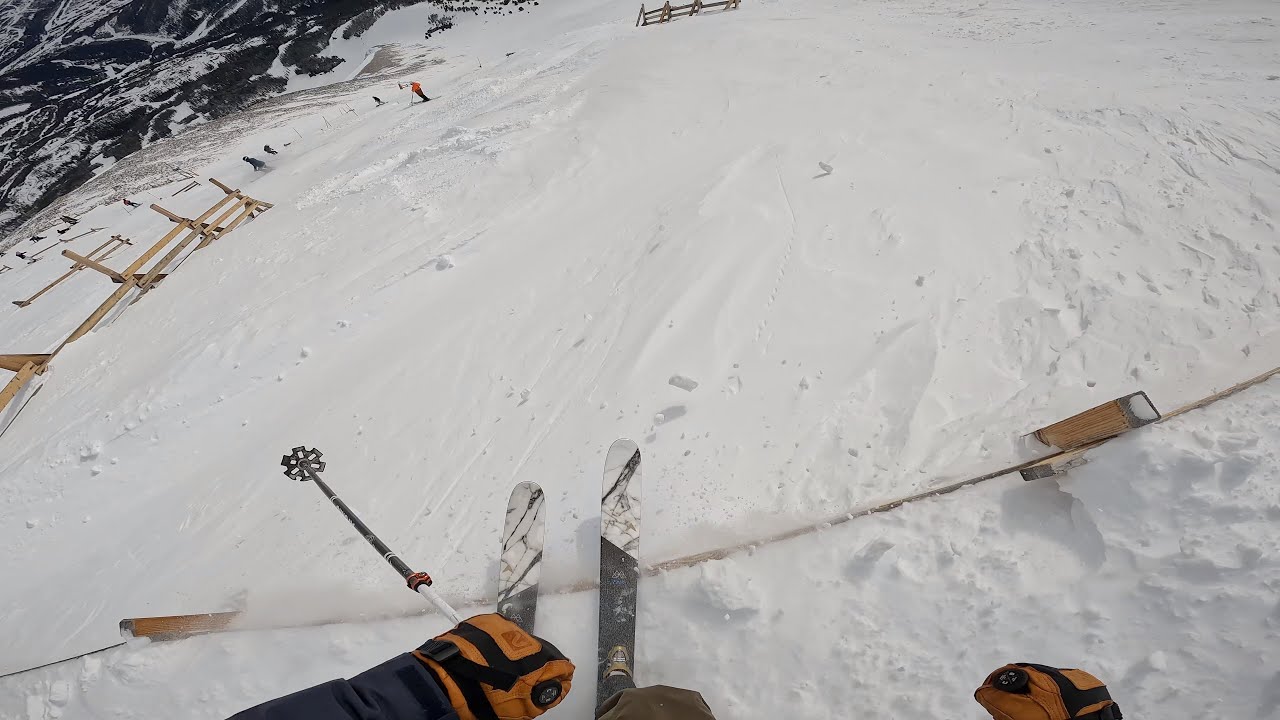 Skiing Liberty Bowl to Rockville, Bacon Rind - Big Sky Resort