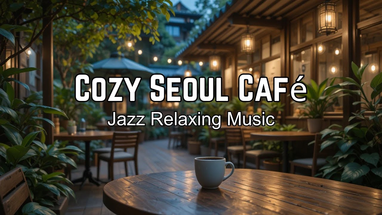 Some Evenings Feel Heavier Than Words — Seoul Cafe Jazz | Jazz Relaxing Music on Cafe