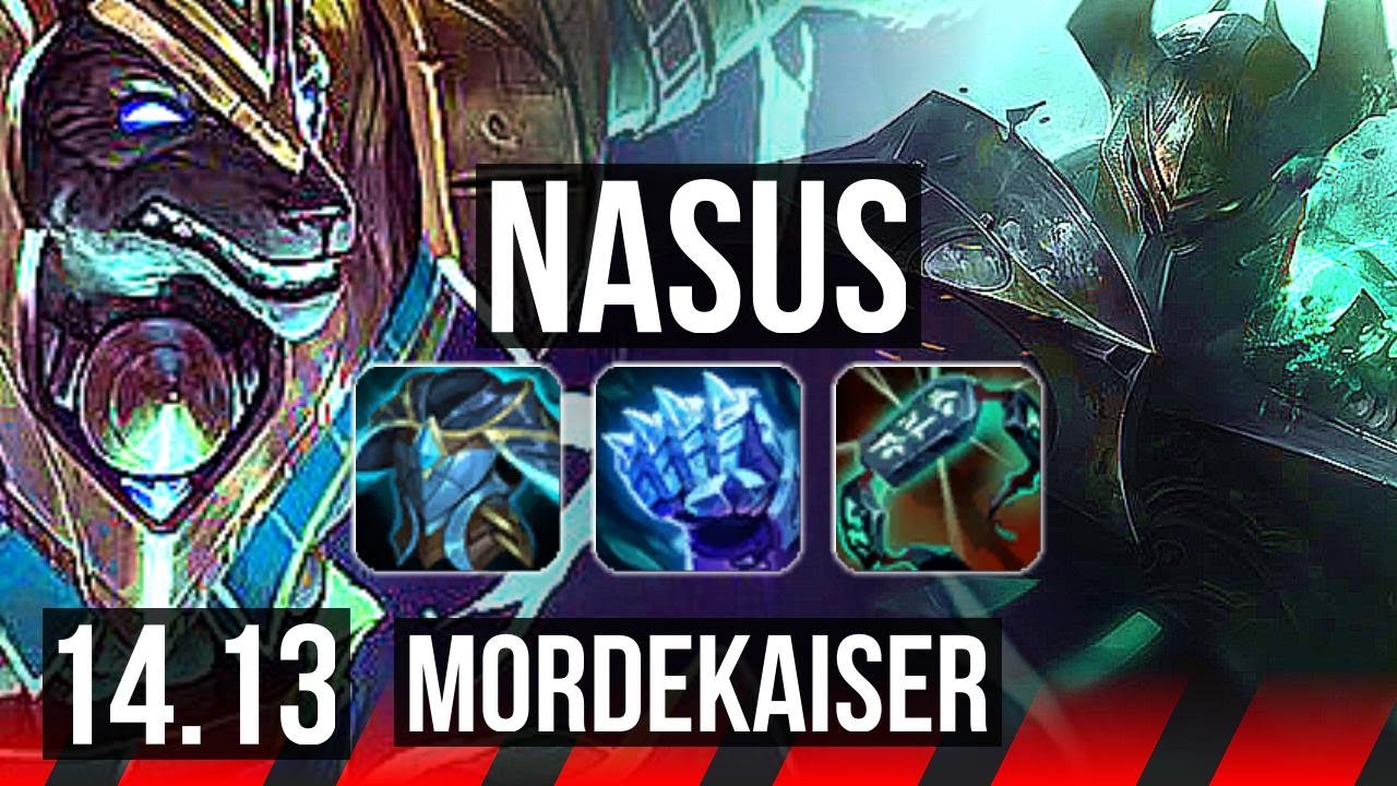 NASUS vs MORDEKAISER (TOP) | 7/1/8, Godlike, 600+ games | VN Master | 14.13